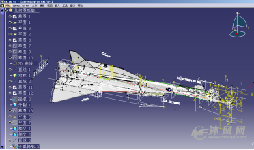 深度解析北美战斗机CATIA设计模型 数字工程与协同设计的典范