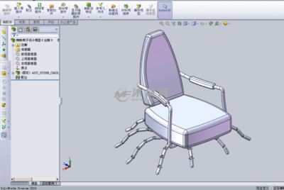 创新之韵 蜘蛛椅设计模型的理念解析