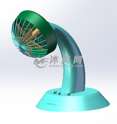 电风扇外形模型图设计 从美学到功能的实用模型构建